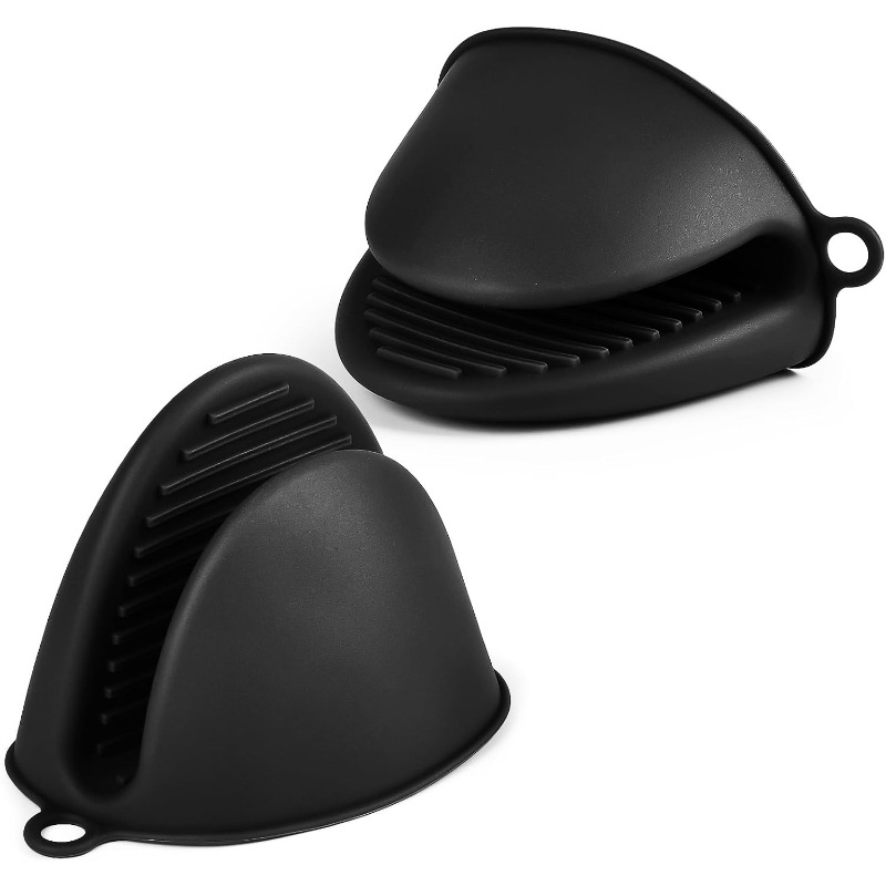 Oven Mitt Silicone - 1 para silikonowych rękawic termoodpornych do