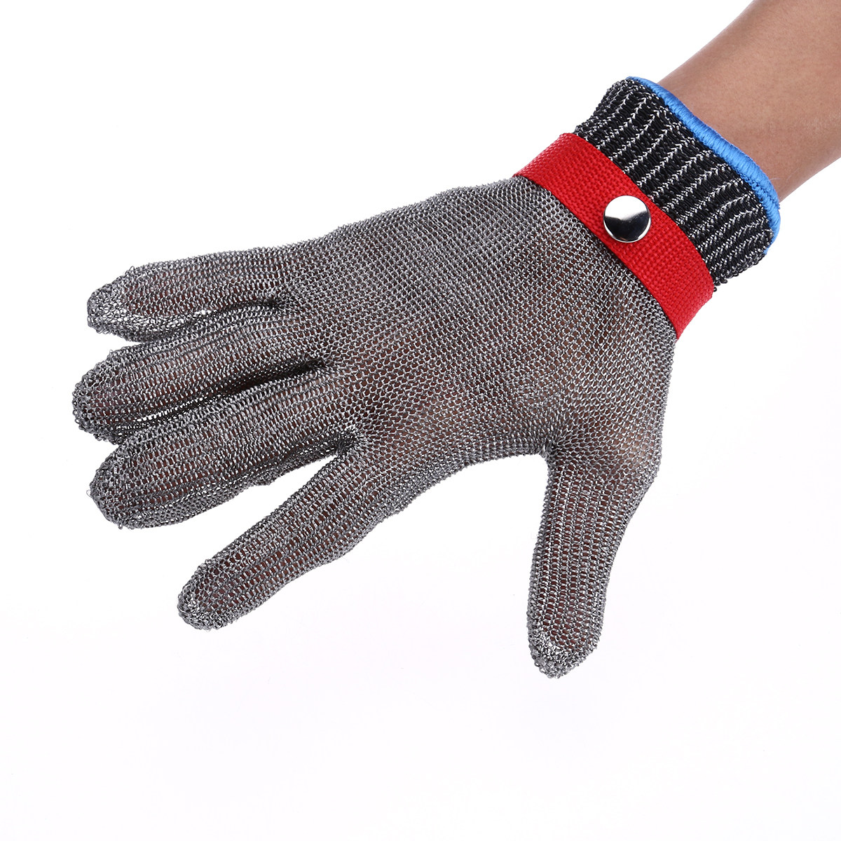 1 szt. metalowe guziki, rękawi – Cut Resistant Glove recenzja i cena