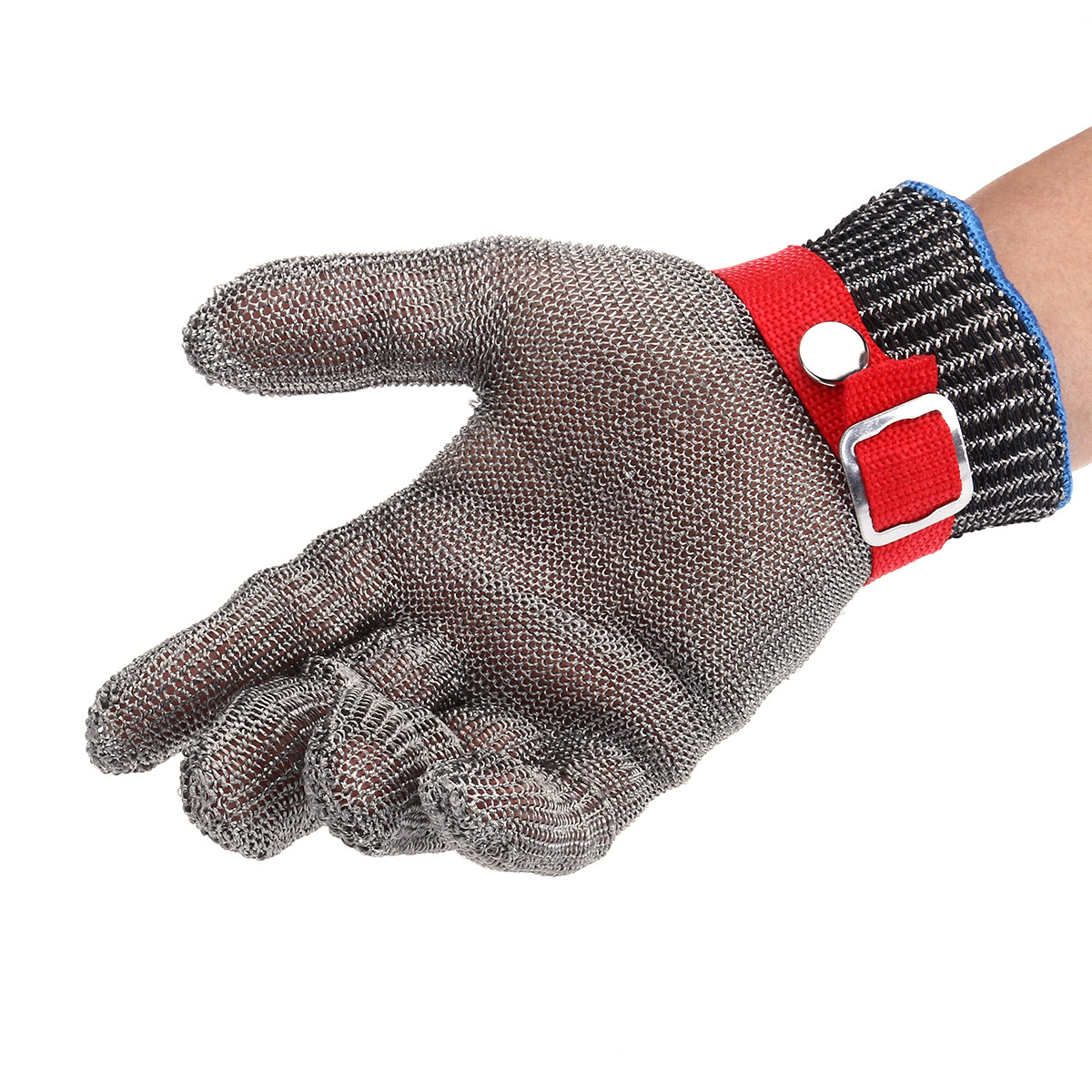 1 szt. metalowe guziki, rękawi – Cut Resistant Glove recenzja i cena