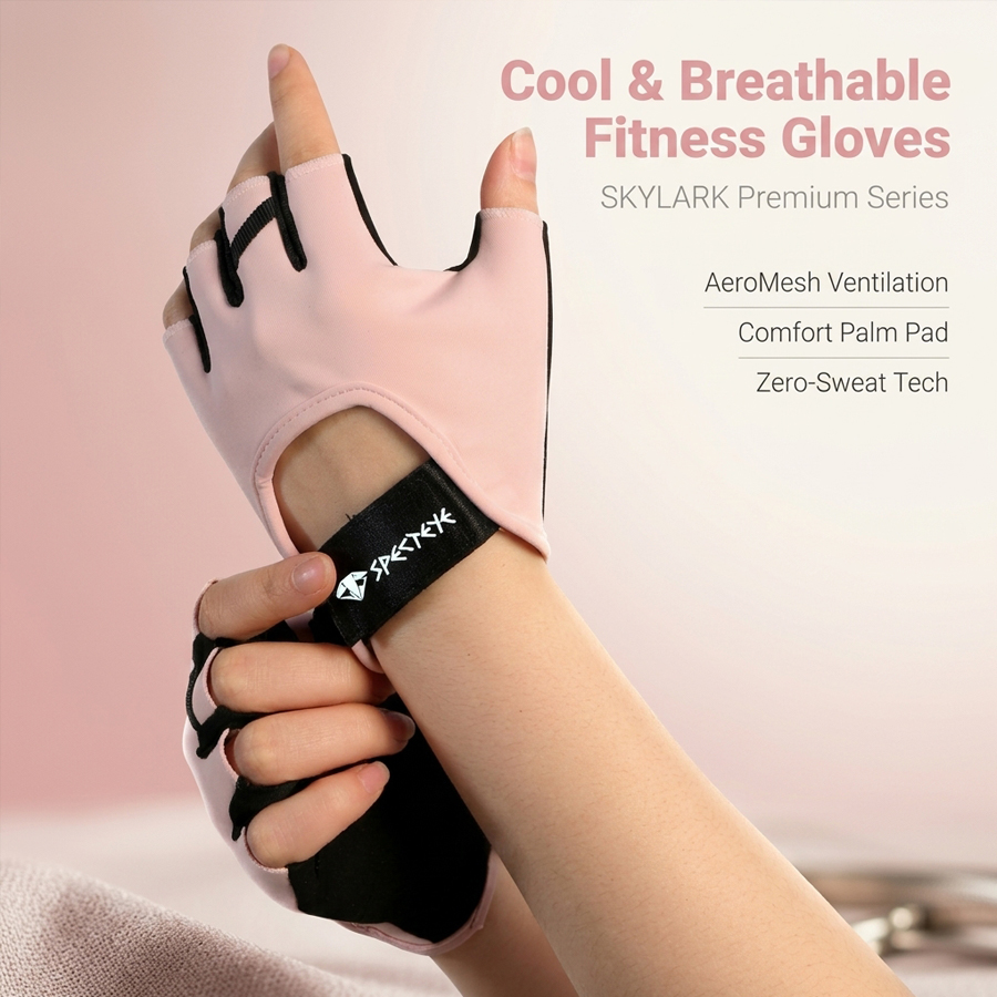 Damskie różowe rękawiczki fitn – Cycling Glove Padded recenzja i cena