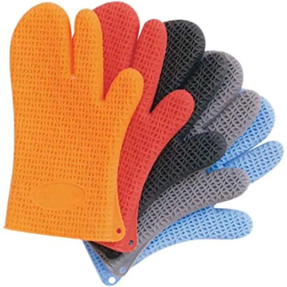 Szara teksturowana silikonowa  – Oven Mitt Silicone recenzja i cena